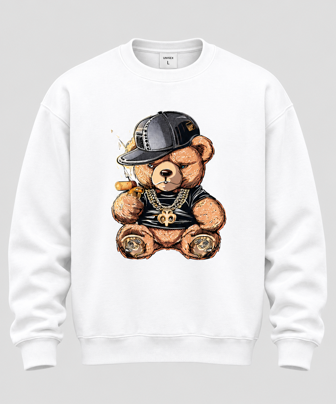 Premium Unisex Fleece Sweatshirt – 300 GSM Cotton Blend